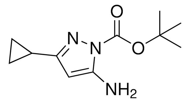 tert-Butyl 5-amino-3-cyclopropyl-1H-pyrazole-1-carboxylate AldrichCPR