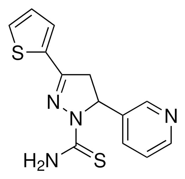 5-(3-PYRIDINYL)-3-(2-THIENYL)-4,5-DIHYDRO-1H-PYRAZOLE-1-CARBOTHIOAMIDE ...