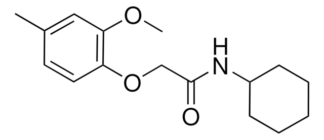 N-CYCLOHEXYL-2-(2-METHOXY-4-METHYLPHENOXY)ACETAMIDE AldrichCPR