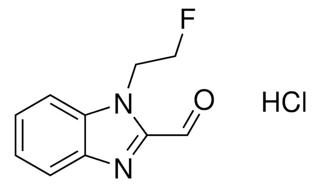 1-(2-Fluoroethyl)-1H-benzo[d]imidazole-2-carbaldehyde hydrochloride AldrichCPR