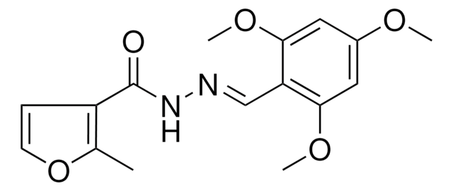 2-METHYL-N'-(2,4,6-TRIMETHOXYBENZYLIDENE)-3-FUROHYDRAZIDE AldrichCPR