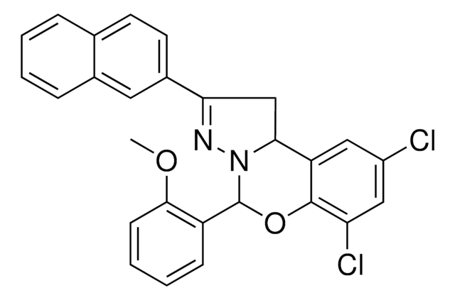 7,9-DICHLORO-5-(2-METHOXYPHENYL)-2-(2-NAPHTHYL)-1,10B-DIHYDROPYRAZOLO[1,5-C][1,3]BENZOXAZINE AldrichCPR