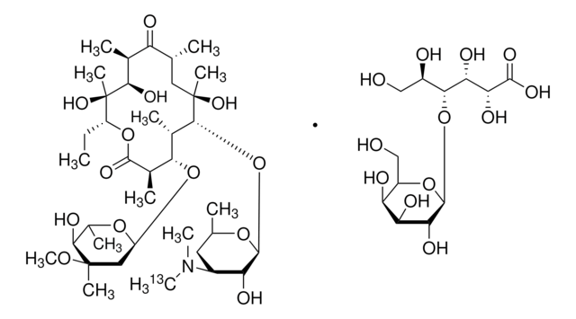 红霉素-N-甲基-13C1 乳糖酸盐 99 atom % 13C