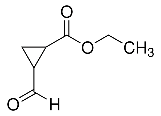 Ethyl 2-formyl-1-cyclopropanecarboxylate, predominantly trans 96%