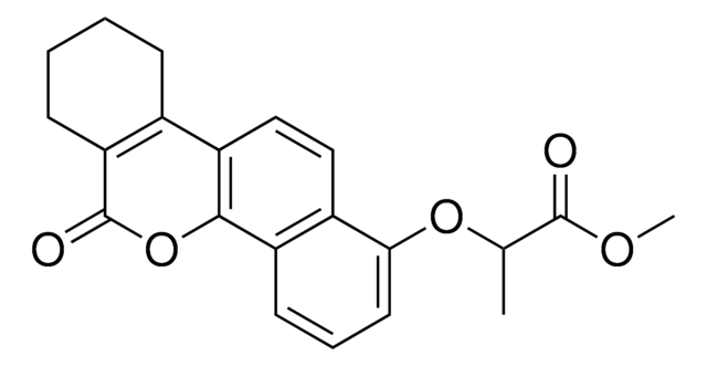 METHYL 2-[(6-OXO-7,8,9,10-TETRAHYDRO-6H-DIBENZO[C,H]CHROMEN-1-YL)OXY]PROPANOATE AldrichCPR