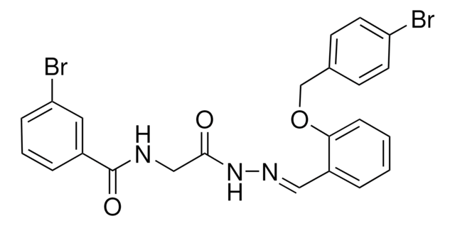 3-BR-N-(2-(2-(2-((4-BROMOBENZYL)OXY)BENZYLIDENE)HYDRAZINO)-2-OXOETHYL)BENZAMIDE AldrichCPR