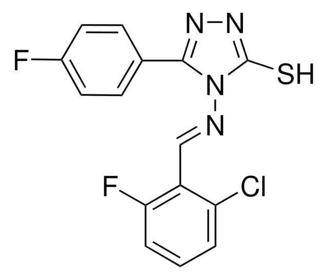 4-((2-CL-6-FLUOROBENZYLIDENE)AMINO)-5-(4-FLUOROPHENYL)-4H-1,2,4-TRIAZOLE-3-THIOL AldrichCPR