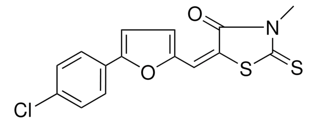 5-(5-(4-CHLORO-PHENYL)-FURAN-2-YLMETHYLENE)-3-METHYL-2-THIOXO-THIAZOLIDIN-4-ONE AldrichCPR