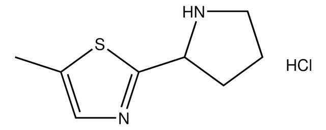 5-Methyl-2-(pyrrolidin-2-yl)thiazole hydrochloride AldrichCPR