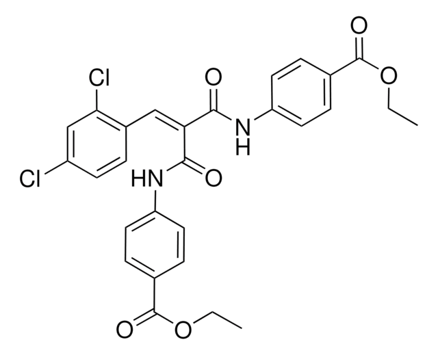 ETHYL 4-[(3-(2,4-DICHLOROPHENYL)-2-{[4-(ETHOXYCARBONYL)ANILINO]CARBONYL}ACRYLOYL)AMINO]BENZOATE AldrichCPR