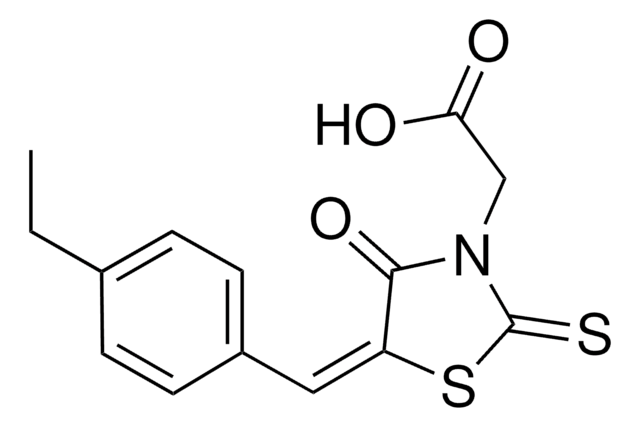 (5-(4-ETHYLBENZYLIDENE)-4-OXO-2-THIOXO-1,3-THIAZOLIDIN-3-YL)ACETIC ACID AldrichCPR