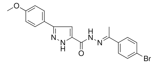 N'-(1-(4-BROMOPHENYL)ETHYLIDENE)3-(4-METHOXYPHENYL)-1H-PYRAZOLE-5-CARBOHYDRAZIDE AldrichCPR