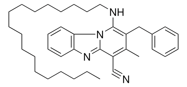 2-BENZYL-3-METHYL-1-(OCTADECYLAMINO)PYRIDO(1,2-A)BENZIMIDAZOLE-4-CARBONITRILE AldrichCPR