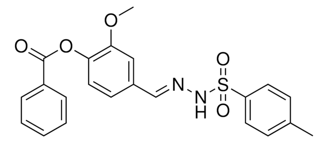 2-METHOXY-4-(2-((4-METHYLPHENYL)SULFONYL)CARBOHYDRAZONOYL)PHENYL BENZOATE AldrichCPR