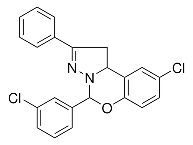 8-CL-4-(3-CL-PH)-2-PHENYL-1,9B-DIHYDRO-5-OXA-3,3A-DIAZA-CYCLOPENTA(A)NAPHTHALENE AldrichCPR