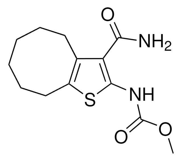 (3-CARBAMOYL-4,5,6,7,8,9-HEXAHYDRO-CYCLOOCTA[B]THIOPHEN-2-YL)-CARBAMIC ACID METHYL ESTER AldrichCPR