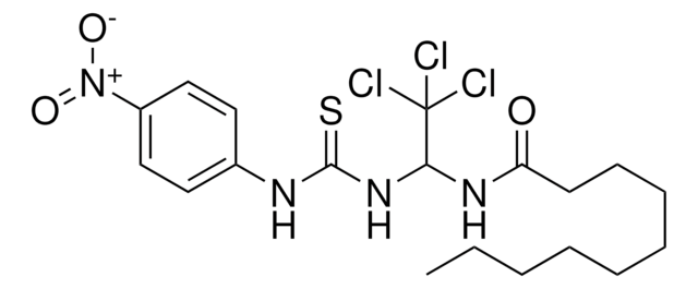 N-(2,2,2-TRICHLORO-1-(((4-NITROANILINO)CARBOTHIOYL)AMINO)ETHYL)DECANAMIDE AldrichCPR