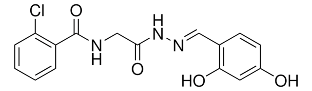 2-CHLORO-N-(2-(2-(2,4-DIHYDROXYBENZYLIDENE)HYDRAZINO)-2-OXOETHYL)BENZAMIDE AldrichCPR