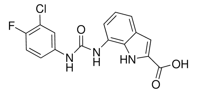 7-[[(3-Chloro-4-fluoroanilino)carbonyl]amino]-1H-indole-2-carboxylic acid AldrichCPR