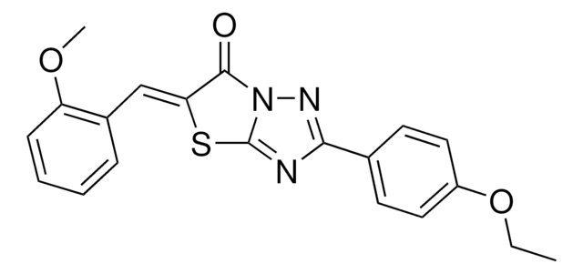 (5Z)-2-(4-ETHOXYPHENYL)-5-(2-METHOXYBENZYLIDENE)[1,3]THIAZOLO[3,2-B][1,2,4]TRIAZOL-6(5H)-ONE AldrichCPR