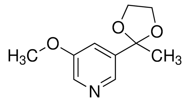 3-Methoxy-5-(2-methyl-1,3-dioxolan-2-yl)pyridine AldrichCPR