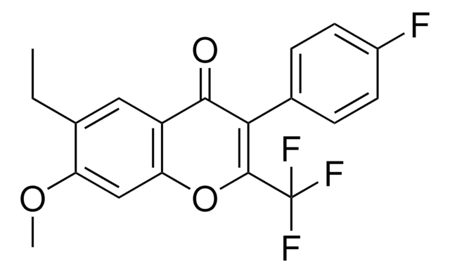 6-ETHYL-3-(4-FLUOROPHENYL)-7-METHOXY-2-(TRIFLUOROMETHYL)-4H-CHROMEN-4-ONE AldrichCPR