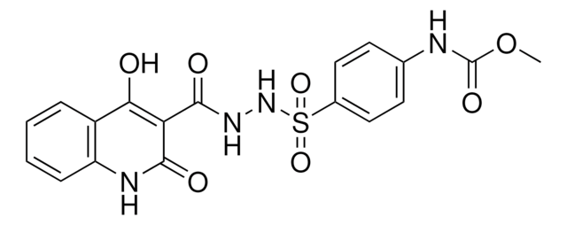 METHYL 4-({2-[(4-HYDROXY-2-OXO-1,2-DIHYDRO-3-QUINOLINYL)CARBONYL]HYDRAZINO}SULFONYL)PHENYLCARBAMATE AldrichCPR