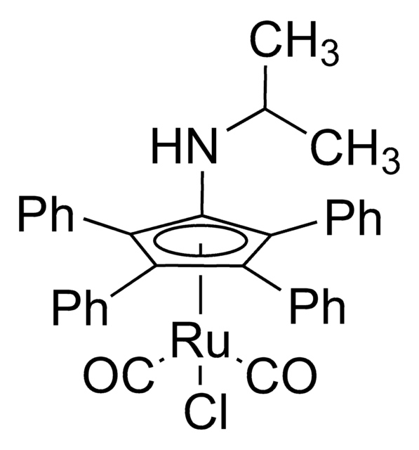 Chlorodicarbonyl(1-(isopropylamino)-2,3,4,5-tetraphenylcyclopentadienyl)ruthenium(II) 96%