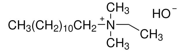 Dimethyldodecylethylammonium hydroxide solution purum, ~1.0&#160;M in methanol