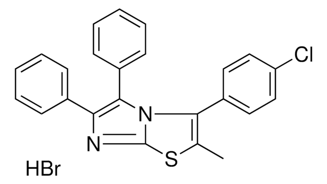 3-(4-CHLOROPHENYL)-2-METHYL-5,6-DIPHENYLIMIDAZO(2,1-B)(1,3)THIAZOLE HYDROBROMIDE AldrichCPR