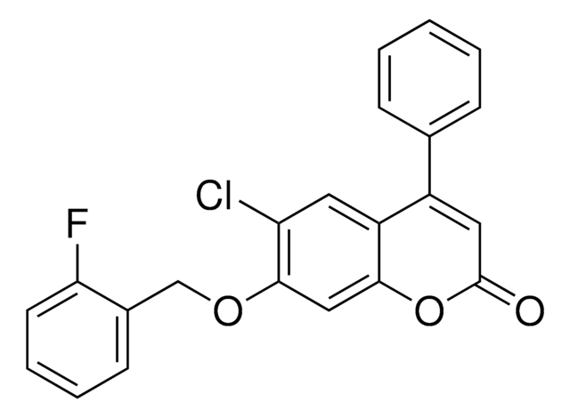 6-CHLORO-7-((2-FLUOROBENZYL)OXY)-4-PHENYL-2H-CHROMEN-2-ONE AldrichCPR