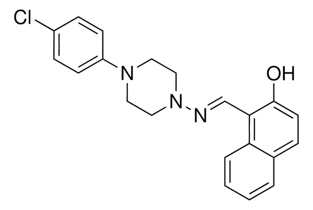 1-((4-(4-chloro-phenyl)-piperazin-1-ylimino)-methyl)-naphthalen-2-ol 