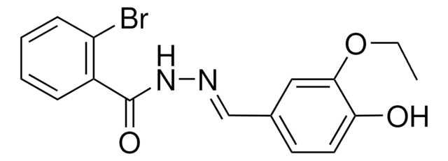 2-BROMO-N'-(3-ETHOXY-4-HYDROXYBENZYLIDENE)BENZOHYDRAZIDE AldrichCPR