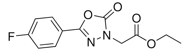 Ethyl 2-(5-(4-fluorophenyl)-2-oxo-1,3,4-oxadiazol-3(2H)-yl)acetate AldrichCPR