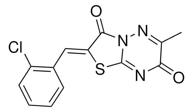 (2Z)-2-(2-CHLOROBENZYLIDENE)-6-METHYL-7H-[1,3]THIAZOLO[3,2-B][1,2,4]TRIAZINE-3,7(2H)-DIONE AldrichCPR