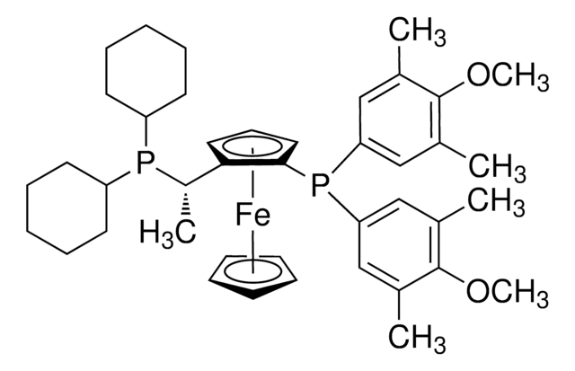 (S)-1-{(RP)-2-[Bis(4-methoxy-3,5-dimethylphenyl)phosphino]ferrocenyl}ethyldicyclohexylphosphine &#8805;97%