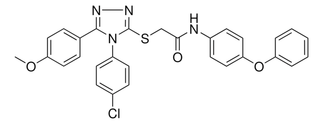 2-{[4-(4-CHLOROPHENYL)-5-(4-METHOXYPHENYL)-4H-1,2,4-TRIAZOL-3-YL]SULFANYL}-N-(4-PHENOXYPHENYL)ACETAMIDE AldrichCPR