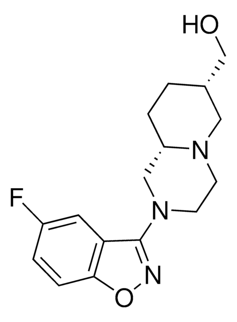 ((7S,9aS)-2-(5-Fluorobenzo[d]isoxazol-3-yl)octahydro-2H-pyrido[1,2-a]pyrazin-7-yl)methanol AldrichCPR