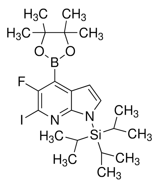 5-fluoro-6-iodo-4-(4,4,5,5-tetramethyl-1,3,2-dioxaborolan-2-yl)-1-(triisopropylsilyl)-1H-pyrrolo[2,3-b]pyridine AldrichCPR