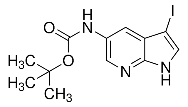 tert-Butyl 3-iodo-1H-pyrrolo[2,3-b]pyridin-5-ylcarbamate AldrichCPR