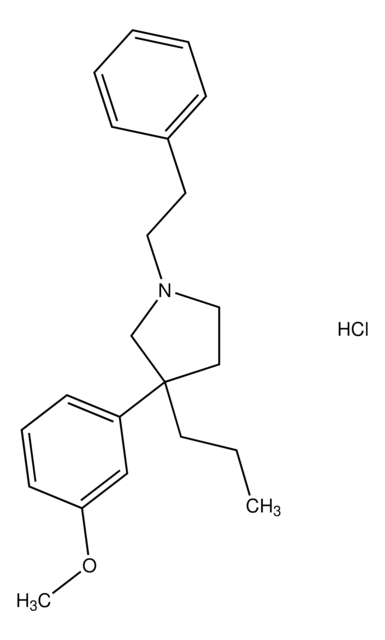 3-(3-methoxyphenyl)-1-(2-phenylethyl)-3-propylpyrrolidine hydrochloride AldrichCPR