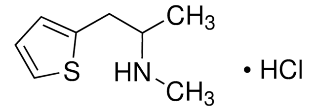 Methiopropamine hydrochloride solution 1.0&#160;mg/mL in methanol (as free base), ampule of 1&#160;mL, certified reference material, Cerilliant&#174;