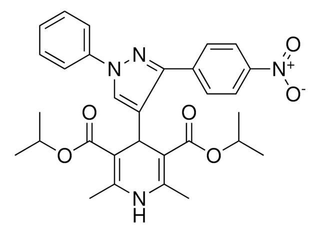 DIISOPROPYL 2,6-DIMETHYL-4-[3-(4-NITROPHENYL)-1-PHENYL-1H-PYRAZOL-4-YL]-1,4-DIHYDRO-3,5-PYRIDINEDICARBOXYLATE AldrichCPR