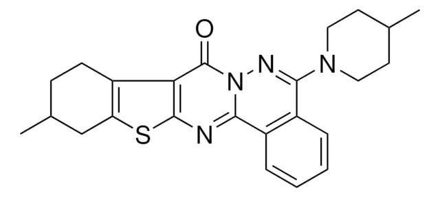 11-METHYL-5-(4-METHYL-1-PIPERIDINYL)-9,10,11,12-TETRAHYDRO-8H-[1]BENZOTHIENO[2',3':4,5]PYRIMIDO[2,1-A]PHTHALAZIN-8-ONE AldrichCPR