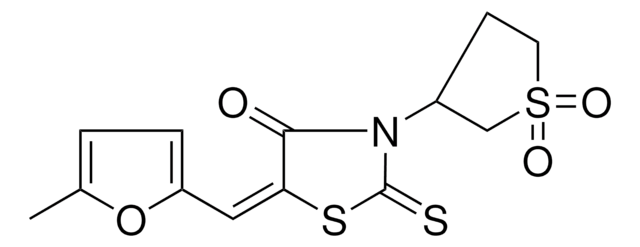 (5E)-3-(1,1-DIOXIDOTETRAHYDRO-3-THIENYL)-5-[(5-METHYL-2-FURYL)METHYLENE]-2-THIOXO-1,3-THIAZOLIDIN-4-ONE AldrichCPR