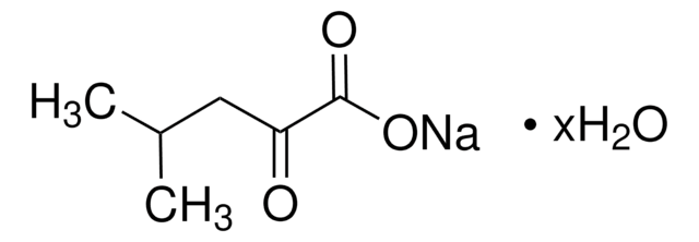 4-Methyl-2-oxopentanoic acid sodium salt hydrate &#8805;98%