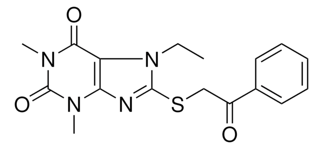 7-ET-1,3-DIMETHYL-8-((2-OXO-2-PHENYLETHYL)THIO)-3,7-DIHYDRO-1H-PURINE-2,6-DIONE AldrichCPR