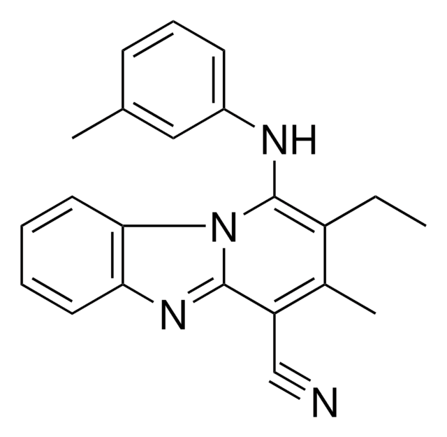 2-ETHYL-3-METHYL-1-(3-TOLUIDINO)PYRIDO(1,2-A)BENZIMIDAZOLE-4-CARBONITRILE AldrichCPR