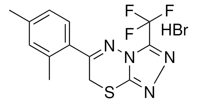 6-(2,4-DIMETHYLPHENYL)-3-(TRIFLUOROMETHYL)-7H-[1,2,4]TRIAZOLO[3,4-B][1,3,4]THIADIAZINE HYDROBROMIDE AldrichCPR