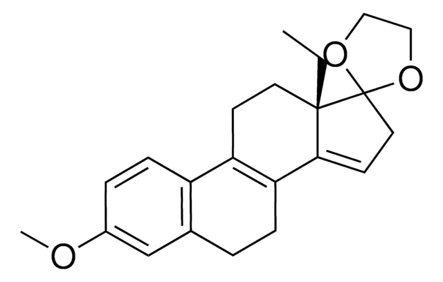 (S)-13-ethyl-3-methoxy-6,7,11,12,13,16-hexahydrospiro[cyclopenta[a]phenanthrene-17,2'-[1,3]dioxolane] AldrichCPR